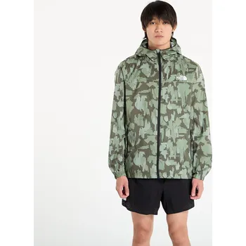 Bunda The North Face M Mountain Athletics Wind Jacket New Taupe Green Painted Mountains Print XL
