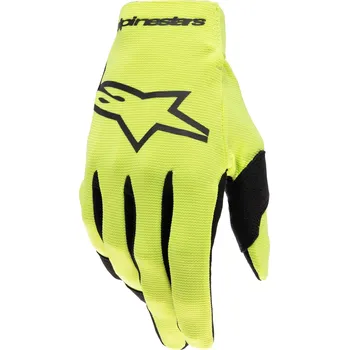 Moto rukavice Motokrosové rukavice Alpinestars Radar 2024 fluo žluto-černé L
