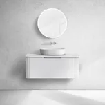 Oltens Hamnes skříňka 100x46x39 cm pod umyvadlo závěsná bílá 60024000