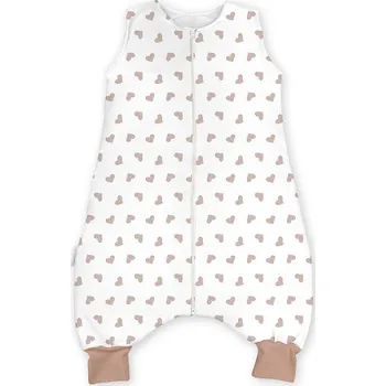 Spacák ALBERO MIO Dětský spací pytel s nohavicemi - Srdíčkový svět