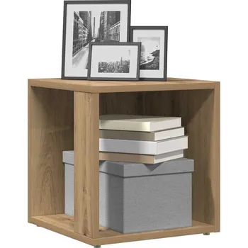 Obývací pokoj vidaXL Odkládací stolek 33 x 33 x 34,5 cm dřevotříska [816022] Barva: dub artisan