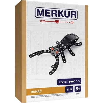Stavebnice Merkur MERKUR F018 Broučci: Roháč 57 dílků *KOVOVÁ STAVEBNICE* mr008180