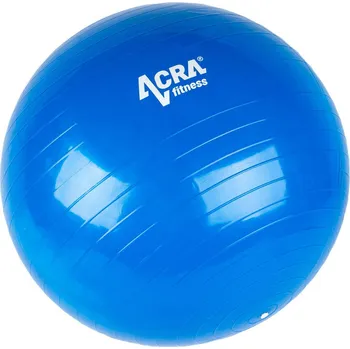 Gymnastický míč ACRA Míč gymnastický modrý 55cm fitness balon rehabilitační do 150kg mo