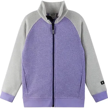 Chlapecká mikina Dětská fleecová mikina Reima Neulomus fialová barva, melanžová, 5200365A 5200365A.9BYA 48X, vel. 152