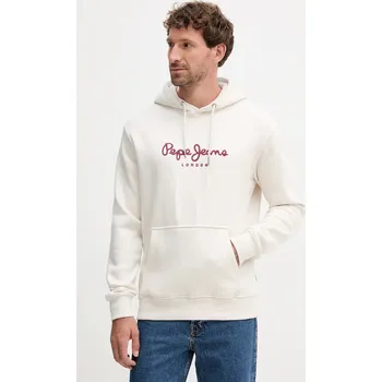 Pánská mikina Mikina Pepe Jeans pánská, béžová barva, s kapucí, s aplikací, PM5800009 01F, vel. XXL