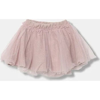 Dámská sukně Dětská sukně United Colors of Benetton růžová barva, mini, áčková, 4JACG0019 4JACG0019.P.seasonal 03X, vel. 82