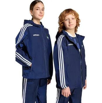 Chlapecká bunda Dětská bunda adidas Originals MINECRAFT KD9835 námořnická modř 59X, vel. 158