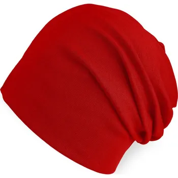 Pokrývka hlavy Bavlněná čepice / nákrčník unisex, barva 57 červená čepice