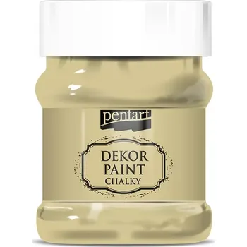 Speciální výtvarná barva Dekor Paint - křídová vintage barva 230ml - skořápková