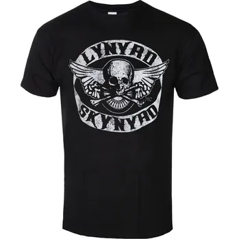 Pánské tričko Tričko metal pánské Lynyrd Skynyrd - Biker Patch - PLASTIC HEAD - PH13446 PA-1-LYSKY001-41295-BK