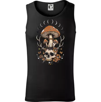 Pánské termoprádlo Goblincore magical mushroom - Tílko pánské Core - L ( Černá )