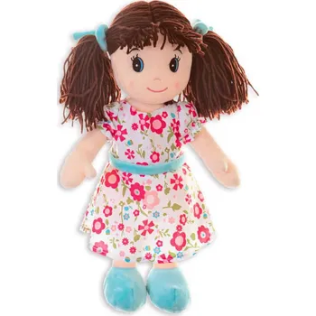 Panenka _Ostatní 1_ PLYŠ Panenka textilní hadrová Ema mluví česky látková na baterie Zvuk CZ 514008