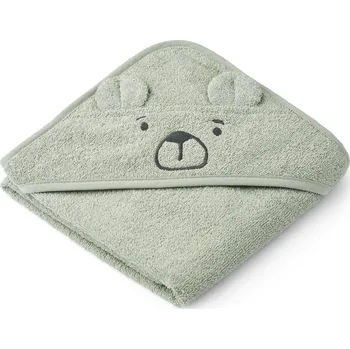 LIEWOOD Dětská osuška s kapucí Albert Bear Dove Blue