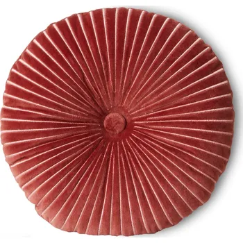 Dekorativní polštářek HK living Dekorativní sametový polštář Burgundy Ø 35 cm