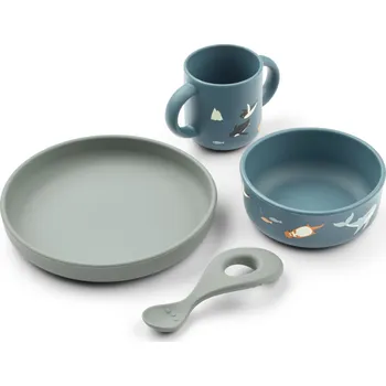 Sada nádobí LIEWOOD Dětská jídelní sada nádobí Vivi Arctic Sea