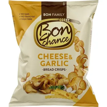 Chips Bon Chance Chlebové chipsy s česnekem a sýrem