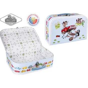 Set školních potřeb KAZETO Kufr KRTEK (krteček) a autíčko střední kufřík 425348