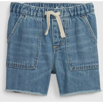 Chlapecké oblečení GAP Chlapecké Baby džínové kraťasy Utility GAP Modrá 68-80 (2915034)