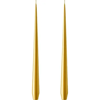 Svíčka ester & erik Svíčka Taper 32 cm – 90 Gold Metallic – set 2 ks
