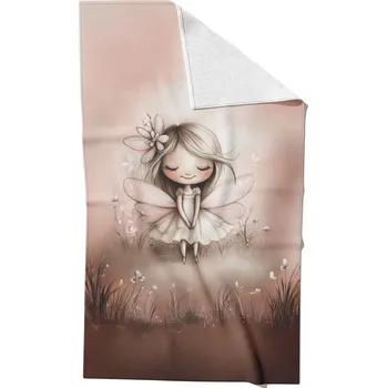 Rychleschnoucí ručník 30x50 růžová víla Natalie