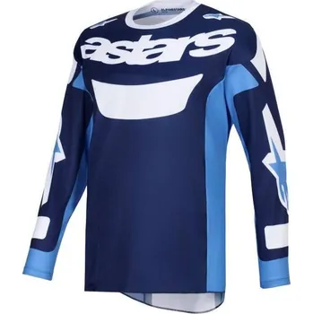 Moto dres Dres RACER RIWAY, ALPINESTARS (modrá/světle modrá/bílá) 2026 XL