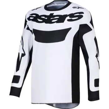 Moto dres Dres RACER RIWAY, ALPINESTARS (bílá/černá) 2026 M