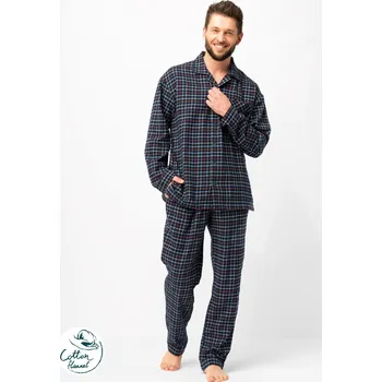 Pánské pyžamo PÁNSKÉ PYŽAMO MNS 480 B25 tmavě modrá L