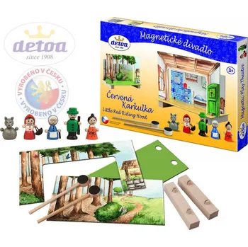 Dřevěná hračka DETOA Divadlo magnetické Červená Karkulka *DŘEVĚNÉ HRAČKY* dt13879