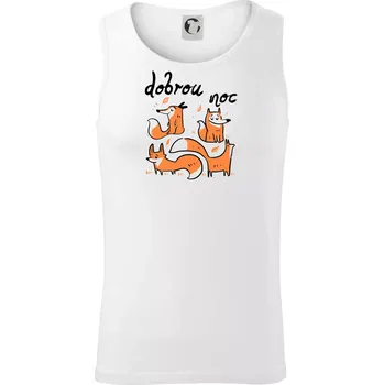 Lišky dobrou noc - Tílko pánské Core - XL ( Bílá )