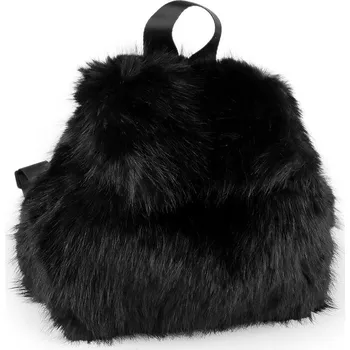 Městský batoh Kožešinový batoh 27x30 cm Varianta: 2 černá, Balení: 1 ks