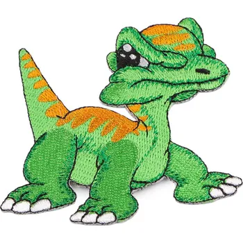 Nášivka Nažehlovačka dinosaurus, barva 3 zelená sv.