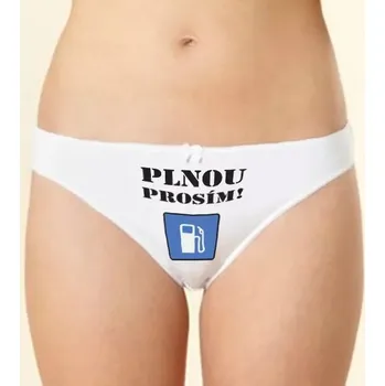 Kalhotky Kalhotky - Plnou, prosím - S tanga_bílá