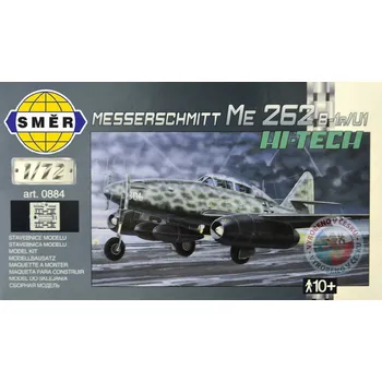 Hračka SMĚR Model letadlo Messerschmitt Me 262 B 1:72 (stavebnice letadla) sm884
