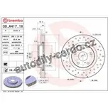 Brzdový kotouč BREMBO 09.A417.1X