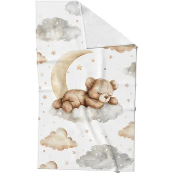 Rychleschnoucí ručník 30x50 medvídek na obláčku