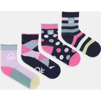 Pánské ponožky Dětské ponožky United Colors of Benetton 4-pack tmavomodrá barva, 6AO30704E 6AO30704E.G.G.seasonal 59X, vel. 39/41