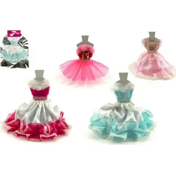 Doplněk pro panenku Šaty/oblečky na panenky v sáčku 27 x 30 cm mix barev