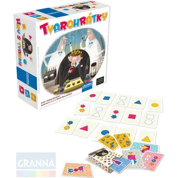 Desková hra GRANNA Tvarohrátky *SPOLEČENSKÉ HRY* 02355