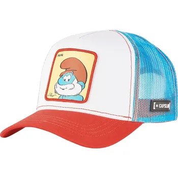 Kšiltovka kšiltovka Capslab The Smurfs Trucker - Papa/White/Red/Blue one size