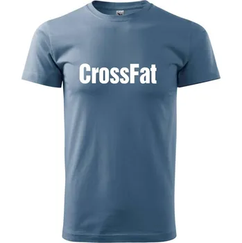 Pánské tričko CrossFat - Klasické pánské triko vyšší gramáže - M ( Denim )
