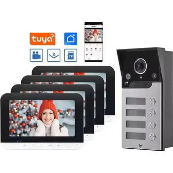 Centrální jednotka pro chytrou domácnost Tuya Smart Wifi analogový videotelefon PST-V70MG-WIFI-MSA-4