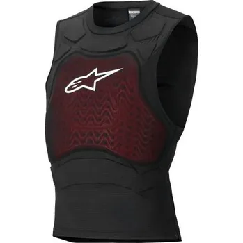 Motocyklový chránič hrudi a pátěře Chránič těla BIONIC PLASMA LT PROTECTION VEST, ALPINESTARS (černá/červená/bílá) 2026 L