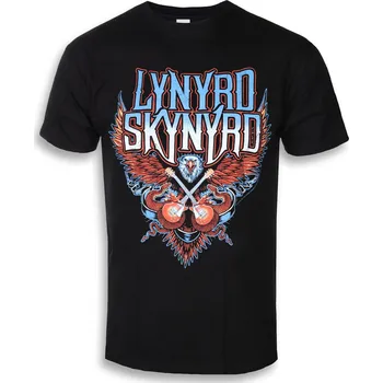 Pánské tričko Tričko metal pánské Lynyrd Skynyrd - Crossed Guitars - PLASTIC HEAD - RTLS0126 PH13448 PA-1-LYSKY005-41297-BK - M