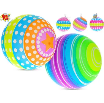 Dětský míč Sun Fun míč 22 cm duhový - mix variant či barev