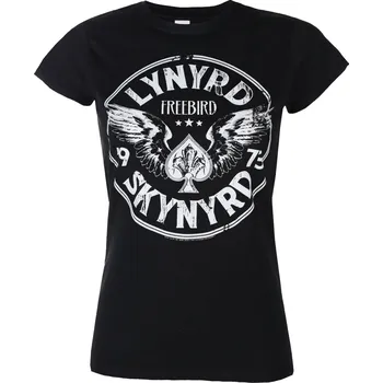 Dámské tričko Tričko metal dámské Lynyrd Skynyrd - 1973 Circle Patch - HYBRIS - PA-5-LYSKY006-41299-BK - XXL