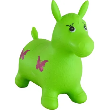 _Ostatní 1_ Hopsadlo dětské kůň skákací gumový zelený 49x43x28cm v sáčku 00312866