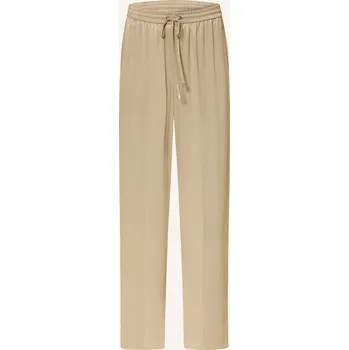 Dámské kalhoty Boss Dámské Marlene Kalhoty Tavati Ze Saténu, béžová, 44