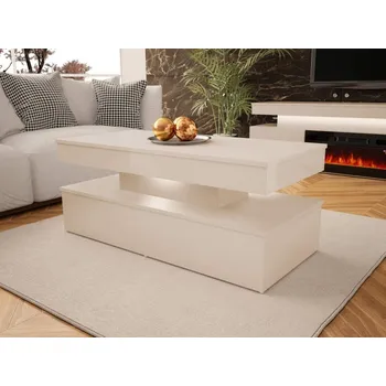 Konferenční stolek Konferenční stolek Lestirola Bis s LED osvětlením, Barva:: pouštní písek MIRJAN 5903211434747