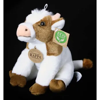 plyšák _Ostatní 1_ PLYŠ Kráva sedící 18cm Eco-Friendly *PLYŠOVÉ HRAČKY* 201590