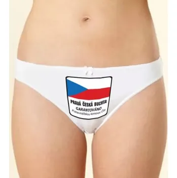 Kalhotky Kalhotky - pravá česká buchta - s tanga bílá